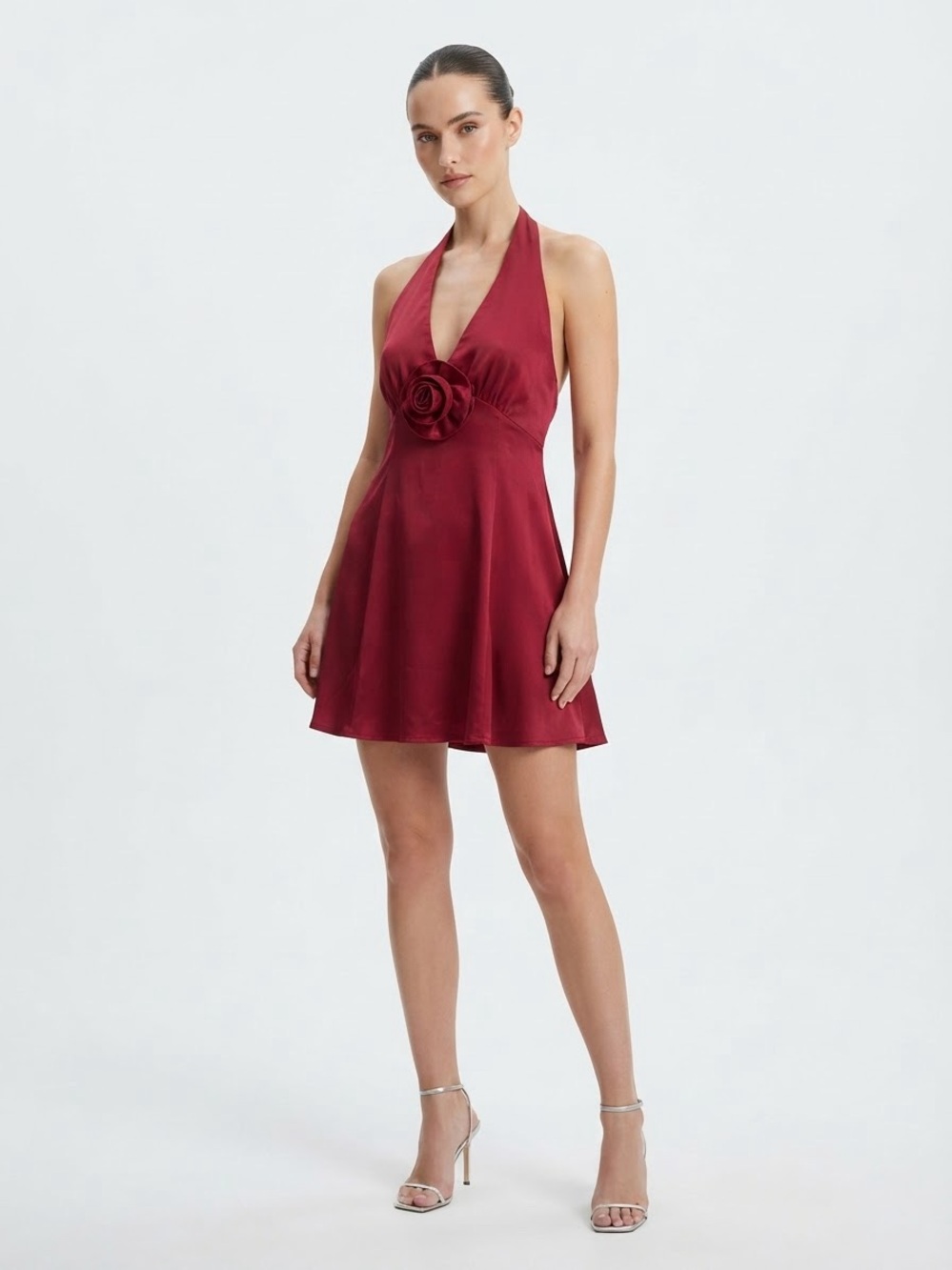 NWT Peppermayo Rich Love Mini Dress Red Halter Size US 2 / AU 6